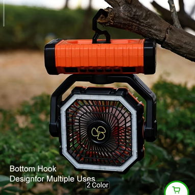 Ventilador recargable X11 mejor que el F6 este trae los mismos miliamperes pero su batería es de celdas de litio mientra - 3/7