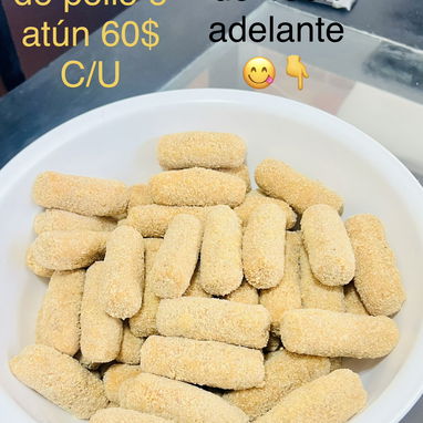combos de 50croquetas y 4L de ensalada fría a su gusto,pollo o atún y todoooo lo que lleva 😋😋😋de la mejor calidad - 9/10