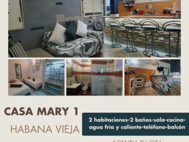 ♥️ Renta casa en La Habana Vieja,cerca de Prado,2 habitac+balcón+elevador+wifi - Img 58178166