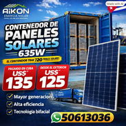 Contenedor de paneles solares bifaciales 635 w, si lo paga en Cuba, 135 usd, si lo pagas desde el exterior 125 usd - Img 58049229