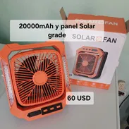 VENTILADOR RECARGABLE DE 20,000mAh CON PANEL SOLAR ‼️ - Img 57619183