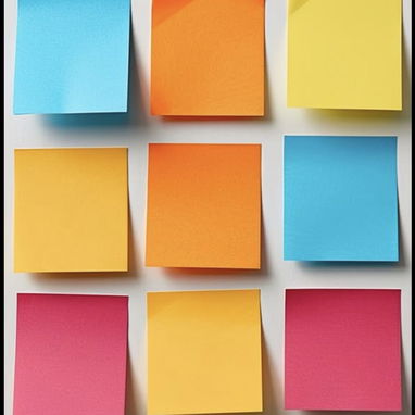 Post it / block de notas de colores - 2/2