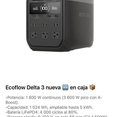 Venta de EcoFlow nuevas en caja - Img 120019391
