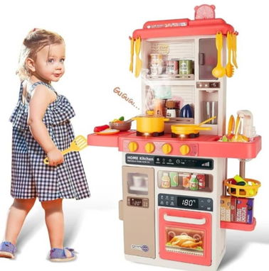 Cocina de juguete con vapor en la hornilla ,agua en la pila ☎️56237581 - Img 79191750