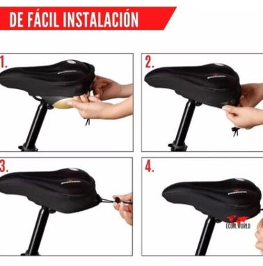 FORRO DE GEL PARA SILLIN DE BICICLETA - Img 65083174