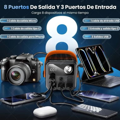 Banco de energía 100000 mAh/portátil - 4/7