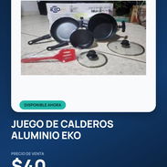 Juego de calderos aluminio EKO - Img 57412759