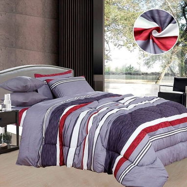 Juego de Edredón y sabanas KING SIZE ** poliester**tg55* - Img 120974851