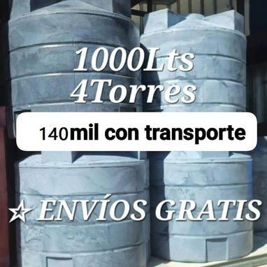 Vendo tanques de agua de diferentes medidas con mensajeria incluida a gran parte de la habana,whatsapp 59335637 - 3/8