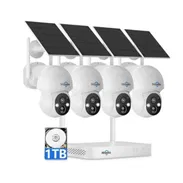 Sistema de Cámaras de seguridad Hisseu Solar 4MP- Kit 4 cámaras - Img 56105501