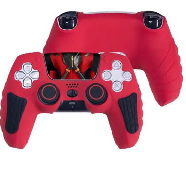 Funda de silicona para mando Dualsense PS5 + funda de joysticks + cubierta protectora del táctil - Img 123349273