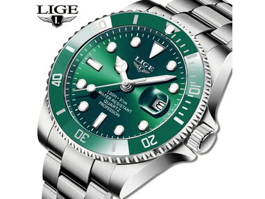 ⭕️ Reloj Hombre homenaje a Rolex Submarino ✅ Reloj Pulsera inspirado Rolex Submariner Gama Alta Reloj Acero Inoxidable - Img 56232236