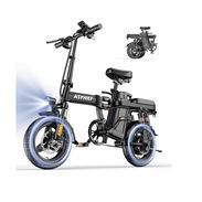 Bicicleta Eléctrica Plegable 14” - Potencia, Comodidad y Portabilidad - Img 56768836