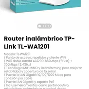 Router inalámbrico TP-Link TL-WA1201. Punto de acceso, repetidor y cliente WiFi - Img 54325322