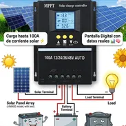 Controlador de carga solar mppt 100A - Img 55290683