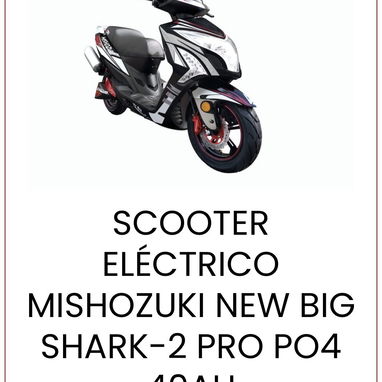 SCOOTER ELÉCTRICO MISHOZUKI NEW BIG SHARK-2 PRO PO4 40AH - Img 116465871