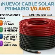 Cable solar primario calibre 1/0 AWG - Img 56794781