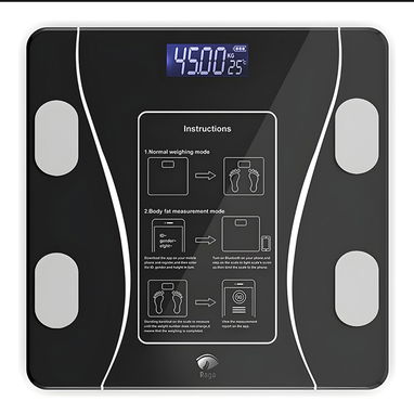 Báscula pesa corporal Electrónica Bluetooth Digital Inteligente De Baño x usb o batería 54321470 - 3/4