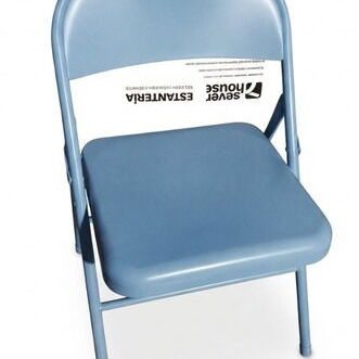 Silla Plegable Metalica Gris 74,5x46,5x46,5cm 7HOUSE - 25 usd - 2/2