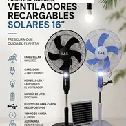 Ventilador recargable con panel - Img 55669111