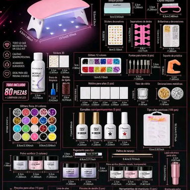 Pack de medias cortas y set de manicura semiprofesional - 2/2