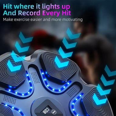 ☎️53544655 🛵 Entrega Disponible ⭐Máquina de Boxeo Musical para Pared con Luces y Bluetooth ⭐ - Img 124426790