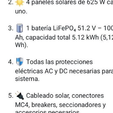 Kid Foto voltaico / con instalación y todo - 2/2