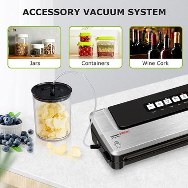 Selladora al vacío para alimentos 5 en 1 🌐 - 3/10