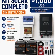 Kit Solar Completo 4000W + 2 Baterías LiFePO4 160Ah - Img 56858996