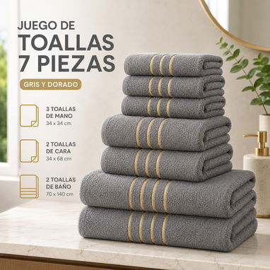 Toallas set de 7 piezas - 2/3