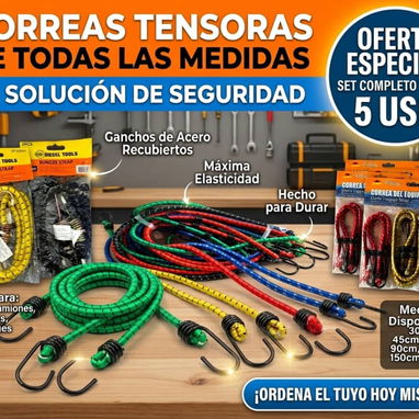 Malla para el asiento para moto, correas tensores con gancho, compresor portátil - 3/3
