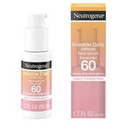Neutrogena Invisible Daily Defense Face Serum Sunscreen Broad Spectrum SPF 60 50 mL 1.7 oz - Img 58164697