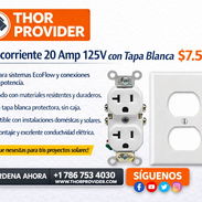🔌 Tomacorriente 20 Amp 125 V con Tapa Blanca- Sin Caja - Img 55826976