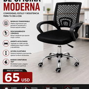 Silla profesional para oficina con ruedas - Img 56836224