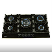 Cocinas DRIJA con cristal templado negras con magneto 5 quemadores - Img 55698688