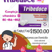 Complejo vitamínico b1,b6,b12 en tabletas , 30 tabletas 1500 Mn vedado - Img 45489099