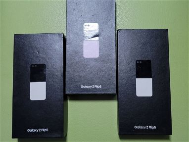 Samsung Galaxy Z flip 5 sellados en caja, garantia mediante un documento oficial, variedad de colores - Img main-image