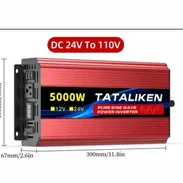 INVERSOR DE CORRIENTE 24V 5000 W ...EXPANDIBLE A PANELES SOLARES. GARANTÍA. EFICIENCIA Y CALIDAD - Img 55390055