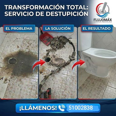 Destupicion sin romper pisos ni paredes - 5/5