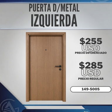 Puertas de Metal con Marco - 7/10