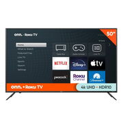 ‼️450usd En venta TV ONN. 50” Class 4K UHD (2160P) LED Roku Smart TV HDR - Img 45545903