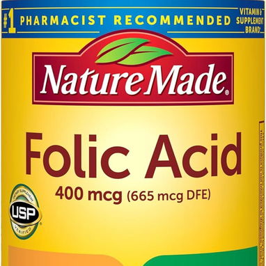 Ácido Fólico 400mcg (Nature Made · 250 tabletas) - 8/9