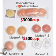 Pezonera de Silicona Reutilizable 1 par Varios modelos y colores $500cup - Img 56876606