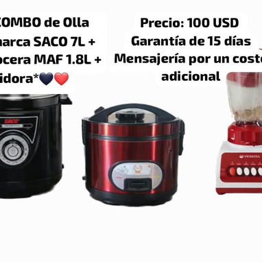 Combos de Arrocera y Ollas Reinas y de Arroceras+Ollas Reinas+Cafetera o Batidora - 3/6