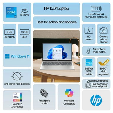 Laptop HP 15-fd0250wm i5 8GB 512GB SSD | 15.6” en La Habana - Img 119790954