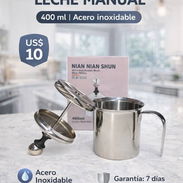 ☕ ESPUMADOR DE LECHE MANUAL 400 ML (ACERO INOXIDABLE) - Img 58068120