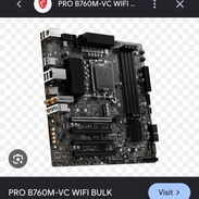 Kit PRO B760M-VC WIFI BULK+ I5 14400F + 8GB DDR5 CRUCIAL 4800Mhz - Img 57729651