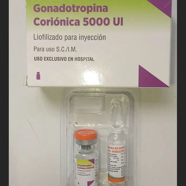 Clindamicina,Gonadotropina humana 5000UI,Meropem,Amoxicilina+Ácido clavulanico,cefipima,Clindamicina,ácido tranexamico - 5/5