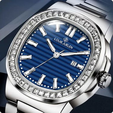 🍒LOUIEJUELEN Reloj de Lujo para Hombre – 42 mm🍒 - 3/5