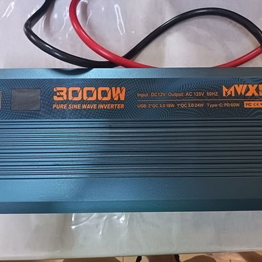 Se vende Kit de 3kwh, 2 baterías humsienk LiFePO4 12 v 100ah 1280eh, inversor MWXNE 3000w, cargador EverStart - Img 123031372